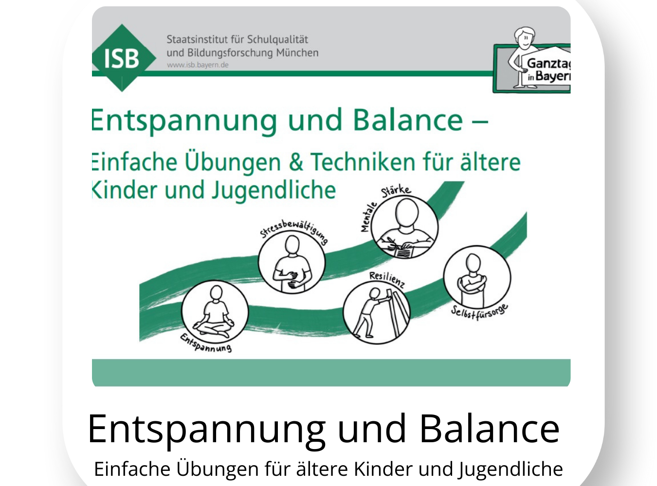 ISB Broschüre Entspannung und Balance Kinder und Jugendliche
